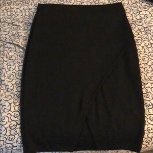 Black office skirt